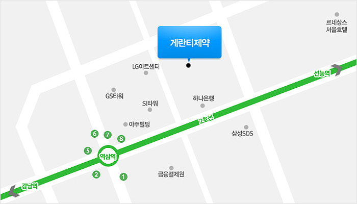 게란티제약 지도